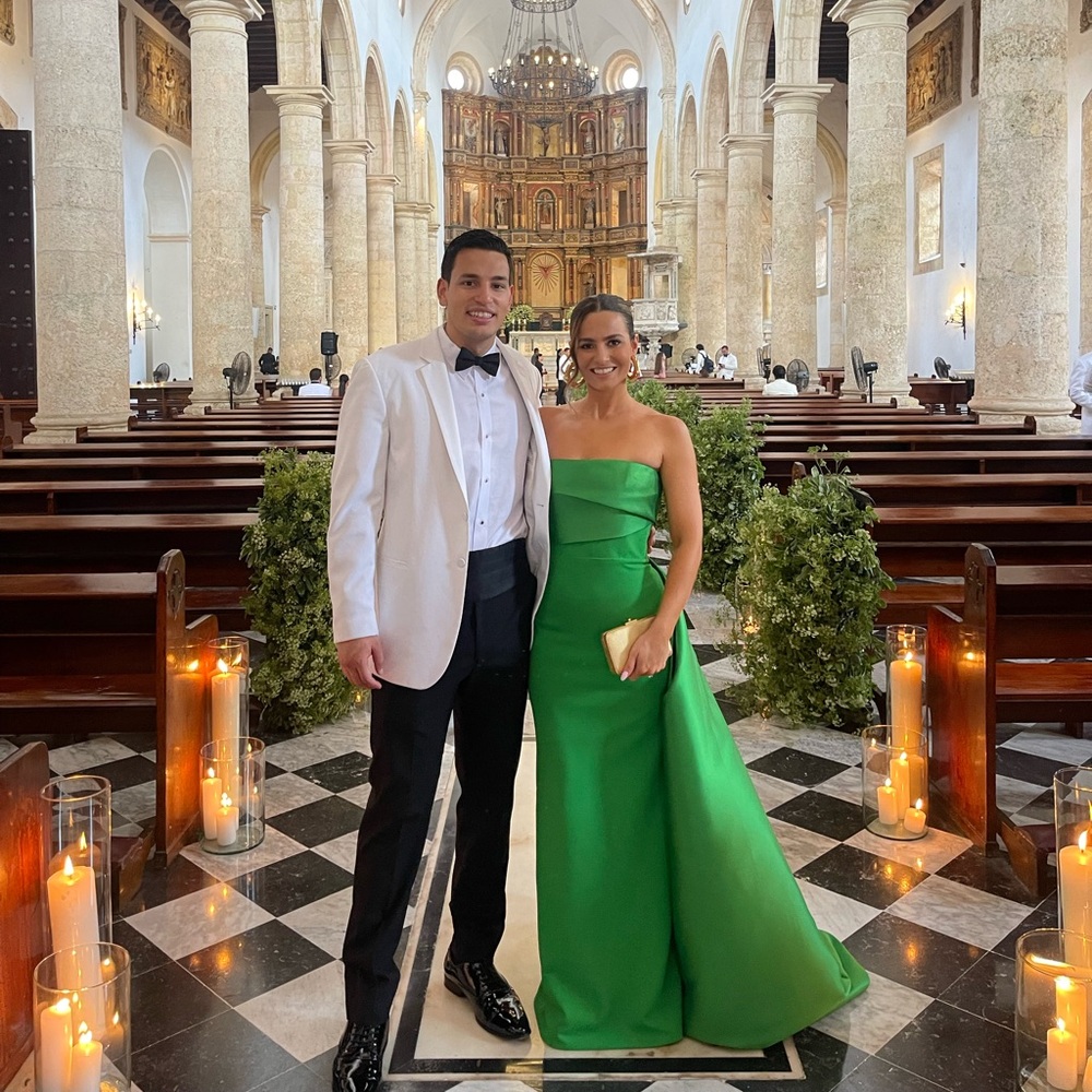 Solace London Kinsley Bright Green Gown